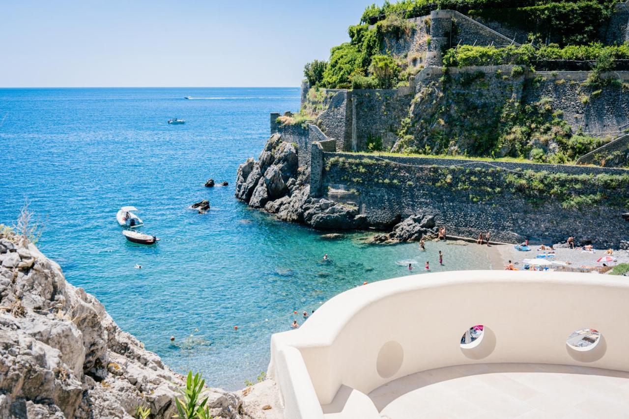 Acquachiara Seaside Luxury Villa In Amalfi Coast Maiori Eksteriør bilde