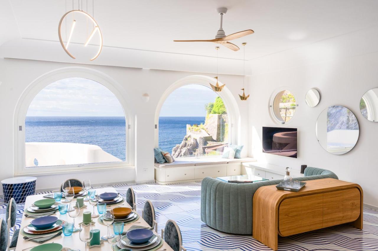 Acquachiara Seaside Luxury Villa In Amalfi Coast Maiori Eksteriør bilde